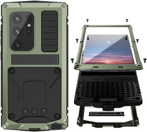 Galaxy S25 Aluminum Metal Heavy Duty Military Grade Case - Redpepper Cases