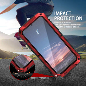 Galaxy S25 Aluminum Metal Heavy Duty Military Grade Case - Redpepper Cases