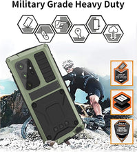 Load image into Gallery viewer, Galaxy S25 Aluminum Metal Heavy Duty Military Grade Case - Redpepper Cases