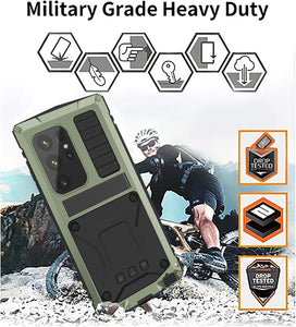 Galaxy S25 Aluminum Metal Heavy Duty Military Grade Case - Redpepper Cases