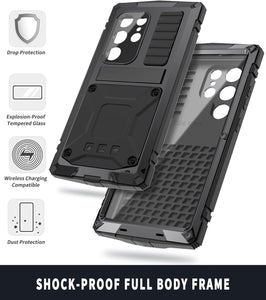 Galaxy S25 Aluminum Metal Heavy Duty Military Grade Case - Redpepper Cases