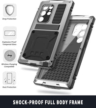 Load image into Gallery viewer, Galaxy S25 Aluminum Metal Heavy Duty Military Grade Case - Redpepper Cases