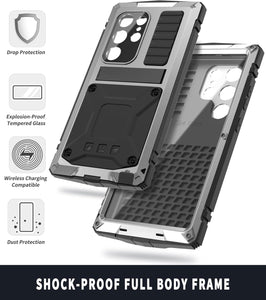 Galaxy S25 Aluminum Metal Heavy Duty Military Grade Case - Redpepper Cases