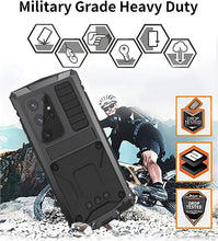 Load image into Gallery viewer, Galaxy S25 Aluminum Metal Heavy Duty Military Grade Case - Redpepper Cases