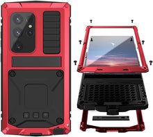 Load image into Gallery viewer, Galaxy S25 Aluminum Metal Heavy Duty Military Grade Case - Redpepper Cases