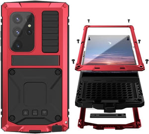 Galaxy S25 Aluminum Metal Heavy Duty Military Grade Case - Redpepper Cases