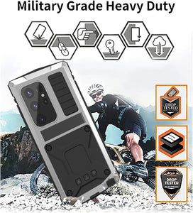 Galaxy S25 Aluminum Metal Heavy Duty Military Grade Case - Redpepper Cases