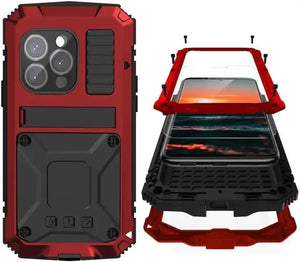 iPhone 16 Plus Aluminum Metal Bumper Rugged Case - Redpepper Cases