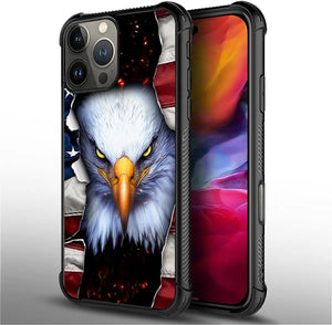 iPhone 16 Pro Max American Flag 1776 We The People Pattern Design Case - Redpepper Cases