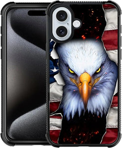 iPhone 16 Pro Max American Flag 1776 We The People Pattern Design Case - Redpepper Cases