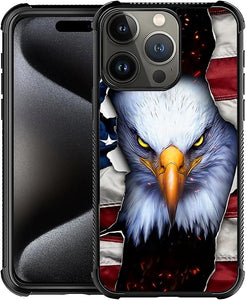 iPhone 16 Pro Max American Flag 1776 We The People Pattern Design Case - Redpepper Cases