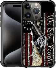 Load image into Gallery viewer, iPhone 16 Pro Max American Flag 1776 We The People Pattern Design Case - Redpepper Cases