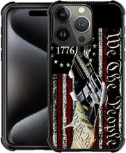 Load image into Gallery viewer, iPhone 16 Pro Max American Flag 1776 We The People Pattern Design Case - Redpepper Cases