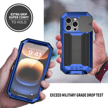 Load image into Gallery viewer, iPhone 16 Rugged Metal Kickstand Camera Slide Case - Redpepper Cases