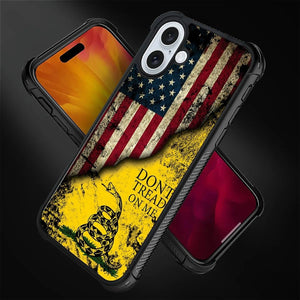 iPhone 16 Wooden Cross Power American Flag Pattern Design Case - Redpepper Cases