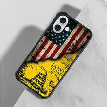 Load image into Gallery viewer, iPhone 16 Wooden Cross Power American Flag Pattern Design Case - Redpepper Cases