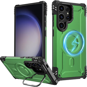 Samsung Galaxy S25 Plus Hidden Metal Kickstand,Military - Grade Shockproof Protective Phone Cover - Redpepper Cases