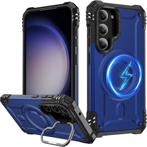 Samsung Galaxy S25 Plus Hidden Metal Kickstand,Military - Grade Shockproof Protective Phone Cover - Redpepper Cases