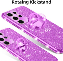 Load image into Gallery viewer, Samsung Galaxy S25 Ultra 5G Glitter Luxury Soft Silicone Clear Phone Case - Redpepper Cases