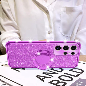 Samsung Galaxy S25 Ultra 5G Glitter Luxury Soft Silicone Clear Phone Case - Redpepper Cases