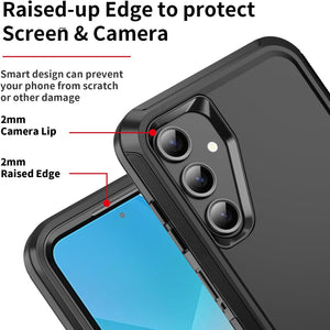 Samsung Galaxy S25/S24 Plus 3 - Layer Screen Protector Rugged Heavy Duty Cover Case - Redpepper Cases