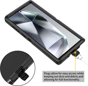 Samsung Galaxy S25/S24 Screen Protector Rugged Heavy Duty Cover Case - Redpepper Cases