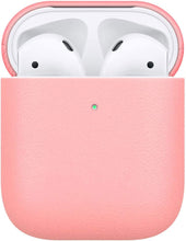 Load image into Gallery viewer, AirPods Genuine Leather Case, Lopie AirPods Cover Protective Skin - Pink - Redpepper Cases