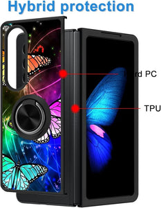 Bonoma Compatible Samsung Galaxy Z Fold 4 5G Case Butterfly - Redpepper Cases