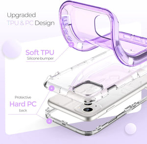 Compatible iPhone 13 Mini iPhone 12 Mini, Heavy Duty Shockproof Anti-Fall Clear case - Redpepper Cases