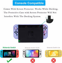 Load image into Gallery viewer, Dockable Nintendo Switch COMCOOL 3 in 1 Protective Cover Case - Purple - Redpepper Cases