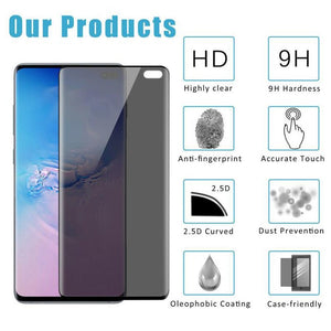 Anti-Privacy Glass For Samsung Galaxy S10 Plus Screen Protector Tempered Glass For Galaxy S10 E S10Plus S10E Curved Cover Film - Redpepper Cases