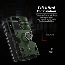 Load image into Gallery viewer, Galaxy S21 Ultra Case Camera Protection Protective Bumper Case - Green - Redpepper Cases