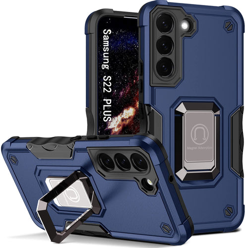 Galaxy S22 Plus Military Grade Drop Ring Kickstand Case - Redpepper Cases