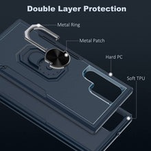 Load image into Gallery viewer, Galaxy S22 Ultra Magnetic Ring Kickstand Case - Redpepper Cases