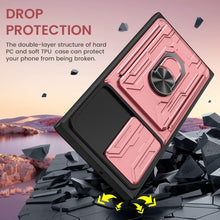 Load image into Gallery viewer, Galaxy S22 Ultra Magnetic Ring Kickstand Wallet Card Case - Redpepper Cases