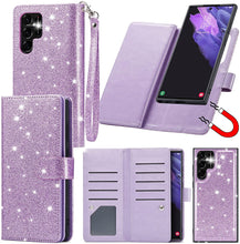 Load image into Gallery viewer, Galaxy S22 Ultra Wallet Women with Card Holder Case - Redpepper Cases