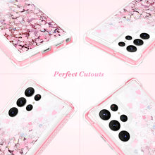 Load image into Gallery viewer, Galaxy S22 Ultra Women Girls Glitter Bling Sparkle Liquid Case - Redpepper Cases