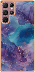 Galaxy S23 Ultra Marble Pattern Slim Phone Case - Redpepper Cases