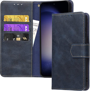 Galaxy S23 Wallet Card Holder Flip Cover with Kickstand Case - Redpepper Cases