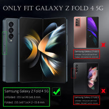 Load image into Gallery viewer, Galaxy Z Fold 4 5G Case, Z Fold 4 Case Wallet Phone Cover Black - Redpepper Cases