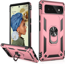 Load image into Gallery viewer, Google Pixel 6 Shockproof Heavy Duty Magnetic Kickstand Case - Redpepper Cases