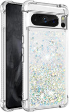 Load image into Gallery viewer, Google Pixel 8 Pro Case Glitter Liquid Cute Clear Phone Case - Redpepper Cases