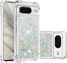 Load image into Gallery viewer, Google Pixel 8 Pro Case Glitter Liquid Cute Clear Phone Case - Redpepper Cases