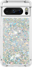 Load image into Gallery viewer, Google Pixel 8 Pro Case Glitter Liquid Cute Clear Phone Case - Redpepper Cases