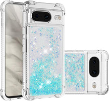 Load image into Gallery viewer, Google Pixel 8 Pro Case Glitter Liquid Cute Clear Phone Case - Redpepper Cases