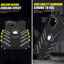 Load image into Gallery viewer, iPhone 11 Tough Bumper Shockproof Aluminum Alloy Frame Bat Style Metal Case - Redpepper Cases