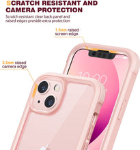 Load image into Gallery viewer, iPhone 13 Mini Case, Full Body Rugged Screen Protector Case (Crystal Pink) - Redpepper Cases