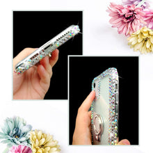 Load image into Gallery viewer, iPhone 13 Mini Sparkle Ring Stand Shiny Crystal Rhinestone Diamond Case - Redpepper Cases