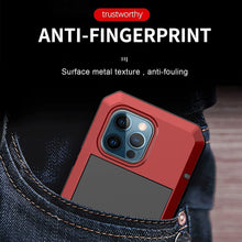 Load image into Gallery viewer, iPhone 13 Pro Heavy Duty Shockproof [Tough Armour] Aluminum Metal Case. - Redpepper Cases