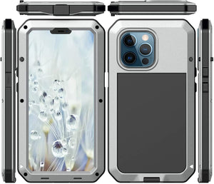 iPhone 13 Pro Heavy Duty Shockproof [Tough Armour] Aluminum Metal Case. - Redpepper Cases